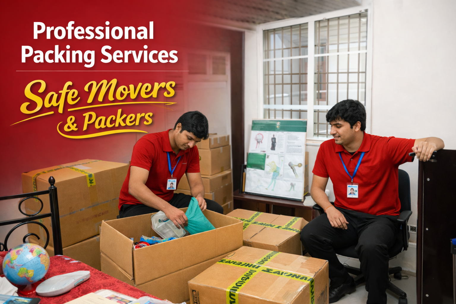 our professional packing and moving