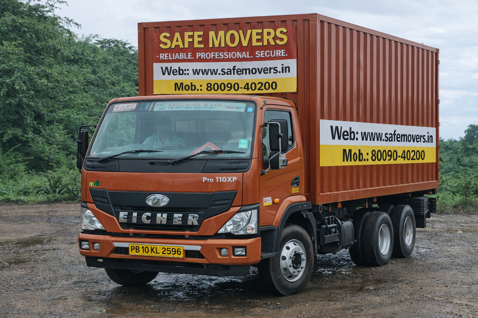 packers and movers ludhiana truck