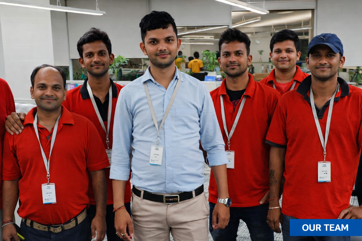 safe movers and packers team in office